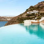 Вилла Presidential Mykonos Psarrou Sigma 8 Bedrooms Stunning Sea Views Psarrou