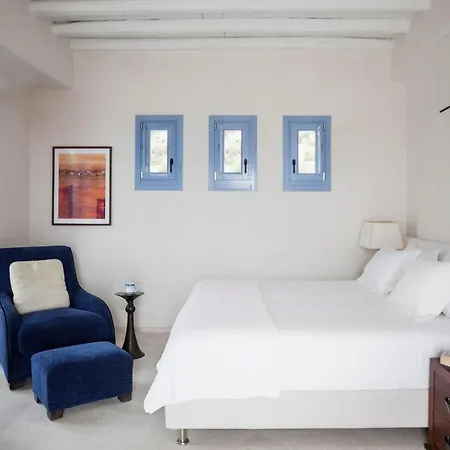 别墅 Presidential Mykonos Psarrou Sigma 8 Bedrooms Stunning Sea Views Psarrou
