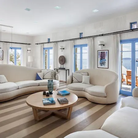 Presidential Mykonos Psarrou Sigma 8 Bedrooms Stunning Sea Views Psarrou