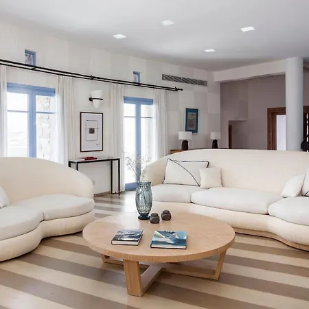 别墅 Presidential Mykonos Psarrou Sigma 8 Bedrooms Stunning Sea View Mykonos Town